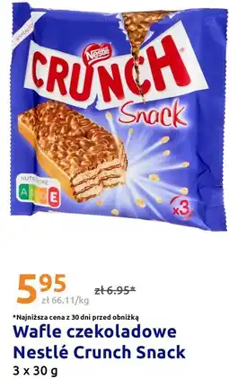 Action Wafle czekoladowe Nestlé Crunch Snack oferta