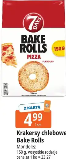 E.Leclerc Krakersy chlebowe Bake Rolls Mondelez oferta