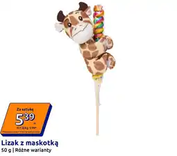 Action Lizak z maskotką oferta