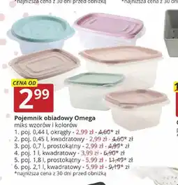 Prymus-AGD Pojemnik obiadowy kwadratowy 1 l Omega oferta