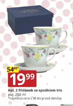 Prymus-AGD Komplet 2 filiżanek ze spodkiem Iris 250 ml Festa Italia oferta