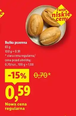 Lidl Bułka pszenna oferta