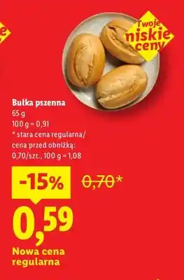 Lidl Bułka pszenna oferta