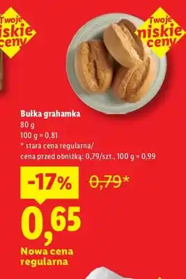 Lidl Bułka grahamka oferta
