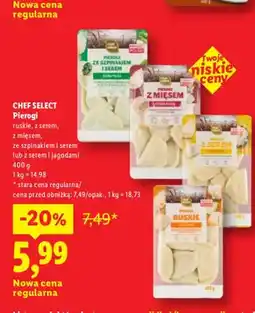 Lidl Pierogi z serem Chef Select oferta