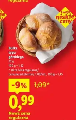 Lidl Bułka typu górskiego oferta