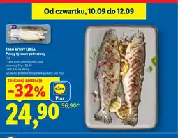 Lidl Pstrąg tęczowy patroszony Targ Rybny Lidla oferta