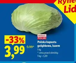 Lidl Kapusta gołąbkowa polska oferta