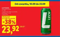 Lidl Piwo Lech Premium 8-pak oferta