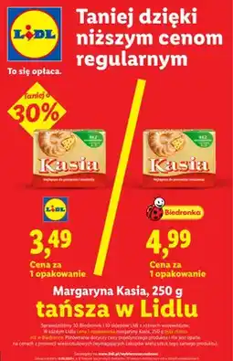 Lidl Margaryna Kasia oferta