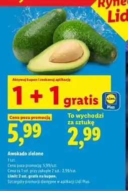 Lidl Awokado zielone oferta