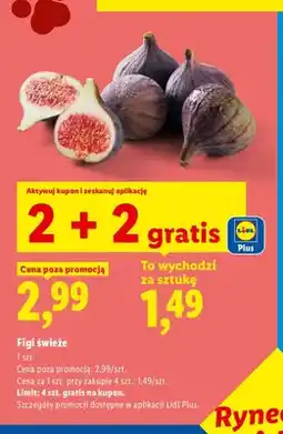 Lidl Figi świeże oferta