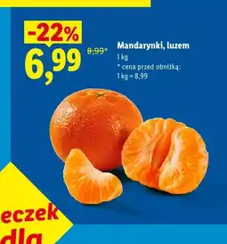 Lidl Mandarynki luzem oferta