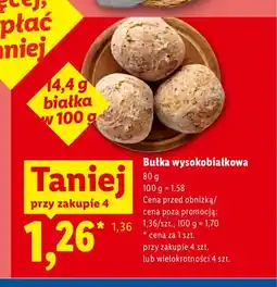 Lidl Bułka wysokobiałkowa oferta