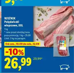Lidl Polędwiczki wieprzowe XXL Rzeźnik oferta