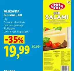 Lidl Ser salami XXL Mlekovita oferta