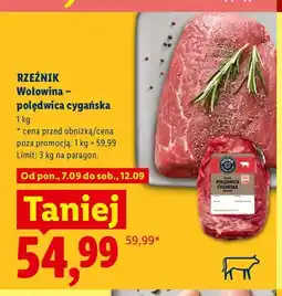 Lidl Wołowina - polędwica cygańska Rzeźnik oferta