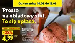 Lidl Łosoś atlantycki filet ze skórą XXL oferta