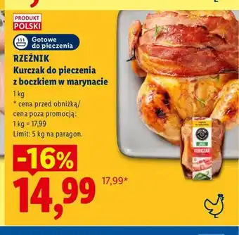 Lidl Kurczak do pieczenia z boczkiem w marynacie Rzeźnik oferta