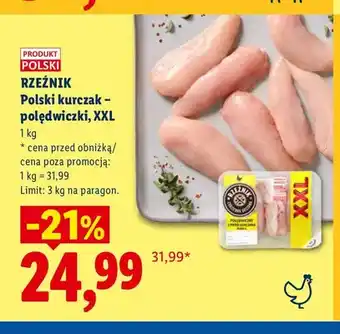 Lidl Polski kurczak - polędwiczki XXL Rzeźnik oferta