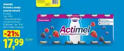 Lidl Actimel o smaku owoców leśnych Danone 12-pak oferta