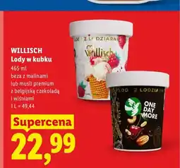 Lidl Lody w kubku beza z malinami Willisch oferta