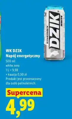 Lidl Napój energetyczny WK Dzik White Zero oferta