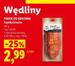 Lidl Szynka krucha Pikok Od Krajana oferta