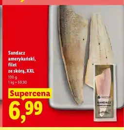 Lidl Sandacz amerykański filet ze skórą XXL Seamor oferta