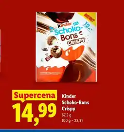 Lidl Kinder Schoko-Bons Crispy oferta