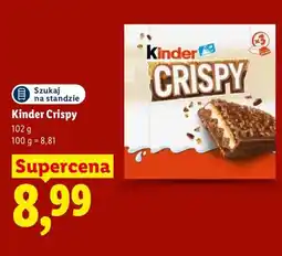 Lidl Kinder Crispy oferta