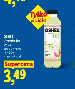 Lidl Herbata Oshee Vitamin Tea green tea z liczi oferta