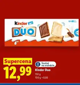 Lidl Kinder Duo oferta