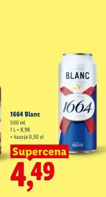 Lidl Piwo 1664 Blanc oferta