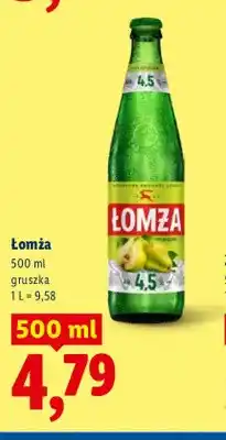 Lidl Piwo Łomża gruszka oferta
