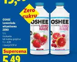 Lidl Lemoniada witaminowa Oshee Zero truskawka oferta