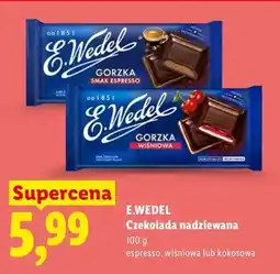 Lidl Czekolada nadziewana espresso E.Wedel oferta
