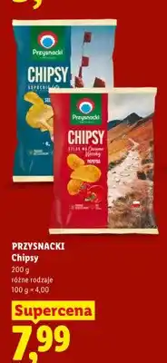 Lidl Chipsy Przysnacki solone oferta