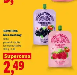 Lidl Mus owocowy porzeczki-jabłka Dawtona oferta
