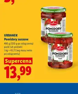Lidl Pomidory suszone paski Urbanek oferta