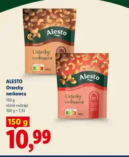 Lidl Orzechy nerkowca o smaku BBQ Alesto oferta