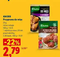 Lidl Przyprawa do mięs z czosnkiem Knorr oferta