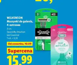 Lidl Maszynki do golenia 4-ostrzowe Sword My Intuition Wilkinson oferta