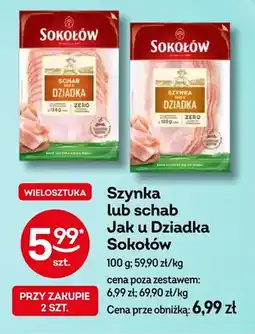 Żabka Szynka Jak u Dziadka Sokołów oferta