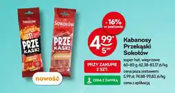 Żabka Kabanosy Przekąski super hot Sokołów oferta