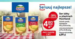Żabka Ser żółty w plastrach tylżycki Hochland oferta