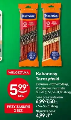 Żabka Kabanosy Tarczyński Exclusive wieprzowe oferta