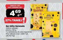 Netto Ser żółty w plastrach Radamer Serenada oferta