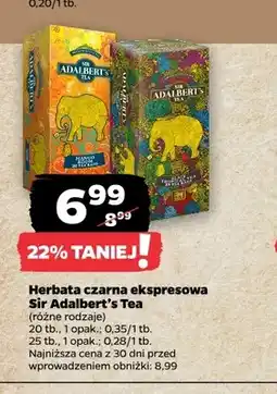 Netto Herbata czarna ekspresowa Mango Sir Adalbert's Tea oferta