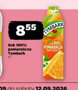 Netto Sok pomarańcza Tymbark 100% oferta